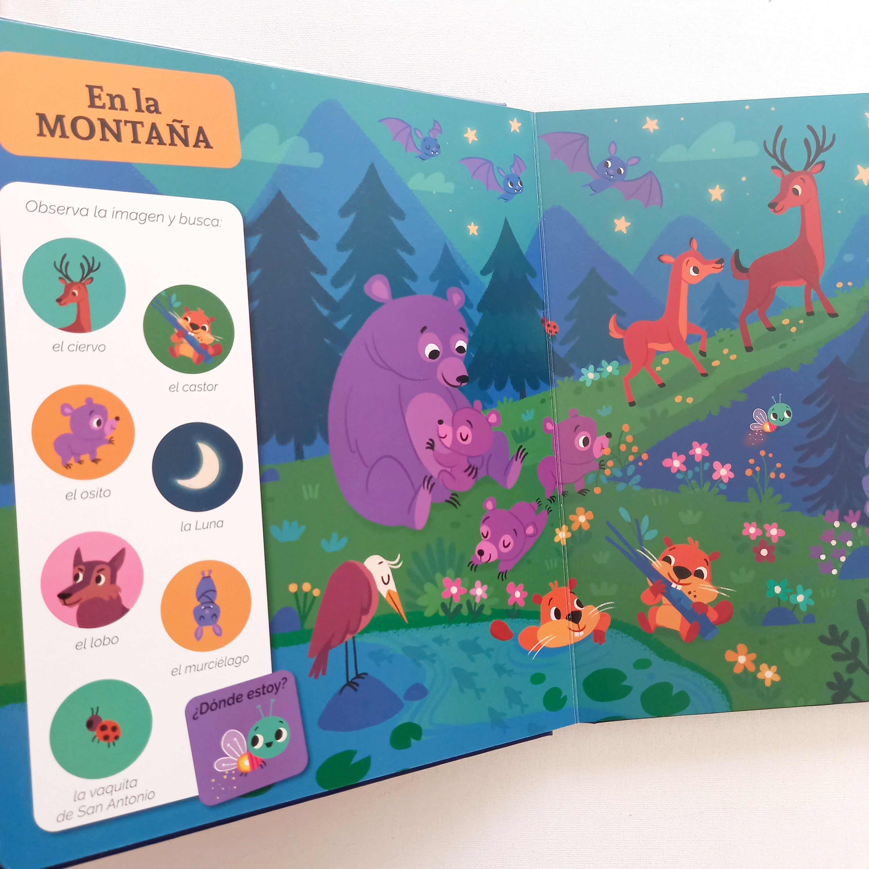 Busca y encuentra para los más pequeños. Que brilla en la noche Busca y encuentra para los más pequeños. Que brilla en la noche